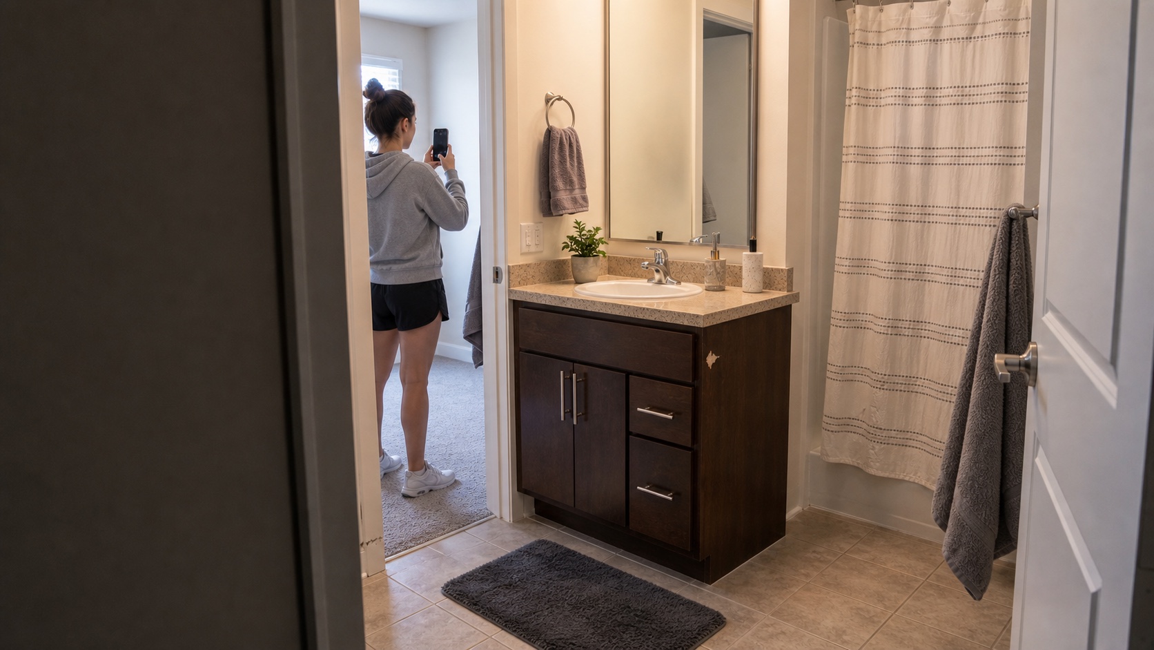 Student Apartment Shared Bathroom Move-In Photo Checklist preview